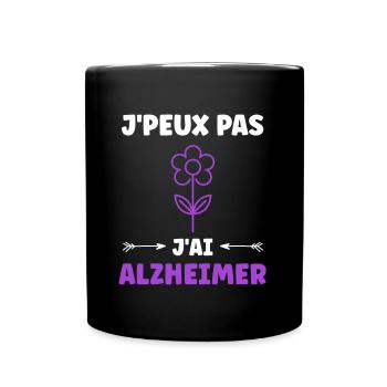 Sensibilisation à la maladie d’Alzheimer - Mug uni - noir - Devant