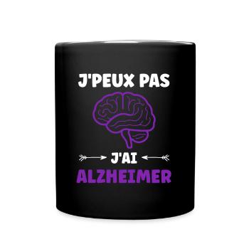 Sensibilisation à la maladie d’Alzheimer - Mug uni - noir - Devant