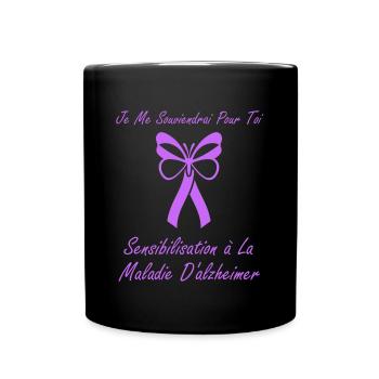 Sensibilisation à la maladie d’Alzheimer - Mug uni - noir - Devant