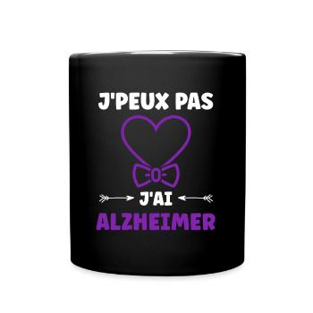 Sensibilisation à la maladie d’Alzheimer - Mug uni - noir - Devant