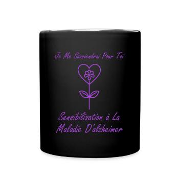 Sensibilisation à la maladie d’Alzheimer - Mug uni - noir - Devant