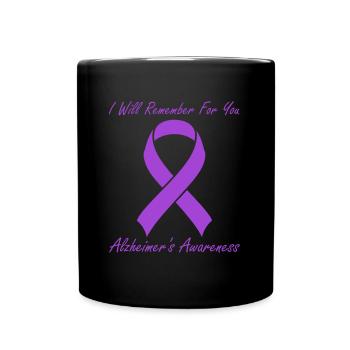 Sensibilisation à la maladie d’Alzheimer - Mug uni - noir - Devant