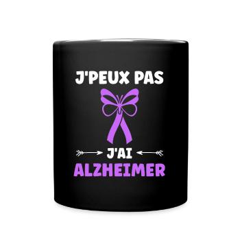 Sensibilisation à la maladie d’Alzheimer - Mug uni - noir - Devant