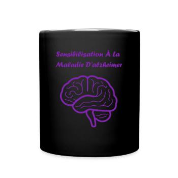 Sensibilisation à la maladie d’Alzheimer - Mug uni - noir - Devant
