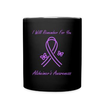Sensibilisation à la maladie d’Alzheimer - Mug uni - noir - Devant