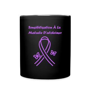 Sensibilisation à la maladie d’Alzheimer - Mug uni - noir - Devant