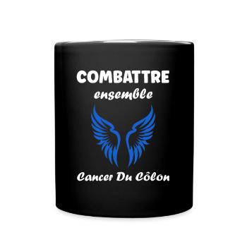 Sensibilisation au cancer du côlon - Mug uni - noir - Devant