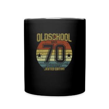 Février 1970 - Anniversaire en février Oldschool - Mug uni - noir - Devant