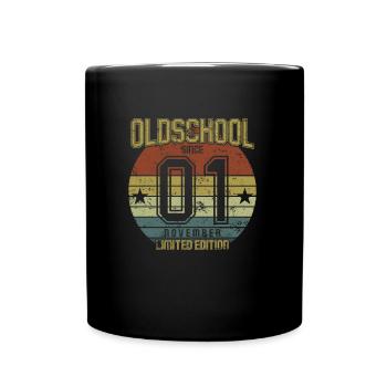 November 2001 - Birthday in November Oldschool - Full Colour Mug - black - Front