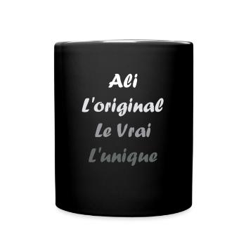 L'original le vrai l'unique ali - Mug uni - noir - Devant