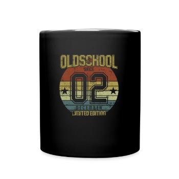 December 2002 - Birthday in December Oldschool - Full Colour Mug - black - Front