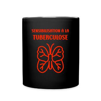 Sensibilisation à la tuberculose - Mug uni - noir - Devant