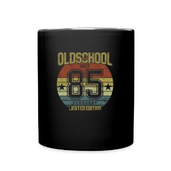 Février 1985 - Anniversaire en février Oldschool - Mug uni - noir - Devant