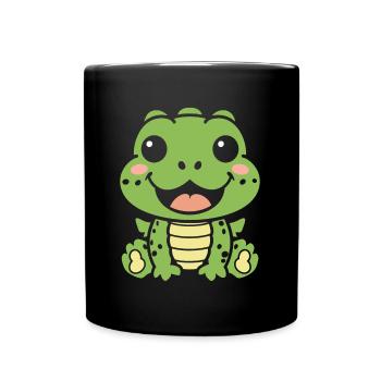 Crocodile - Mug uni - noir - Devant