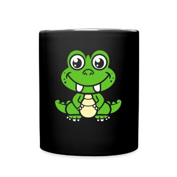 Crocodile - Mug uni - noir - Devant