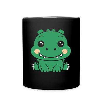 Crocodile - Mug uni - noir - Devant