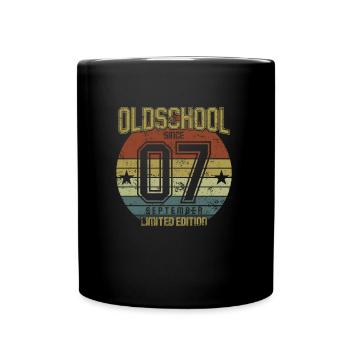 September 2007 - Birthday in September Oldschool - Full Colour Mug - black - Front