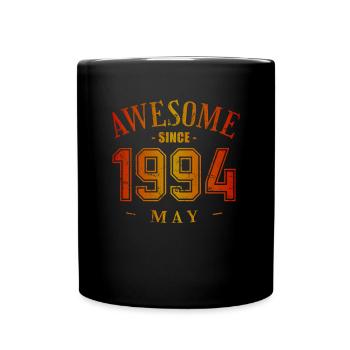 May 1994 - Geburtstag im Mai Awesome - Tasse einfarbig - Schwarz - Vorne
