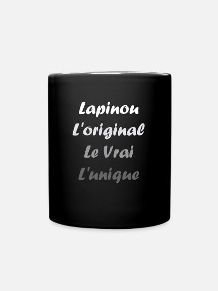 lapinou - Mug uni - noir