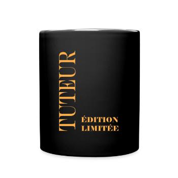 tuteur - Mug uni - noir - Devant