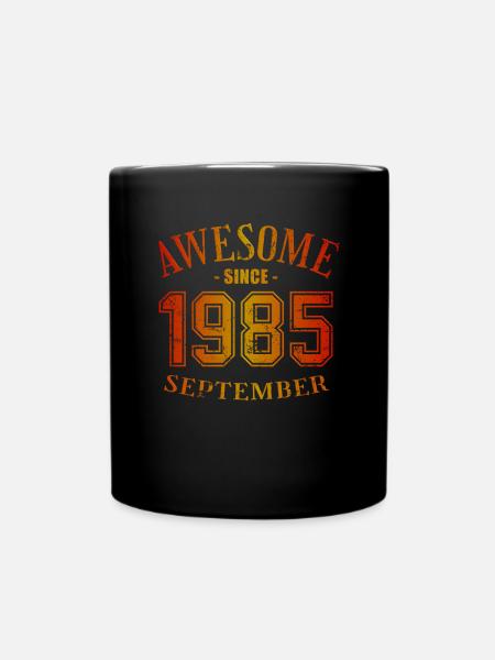 Septembre 1985 - Anniversaire en septembre Génial - Mug uni - noir