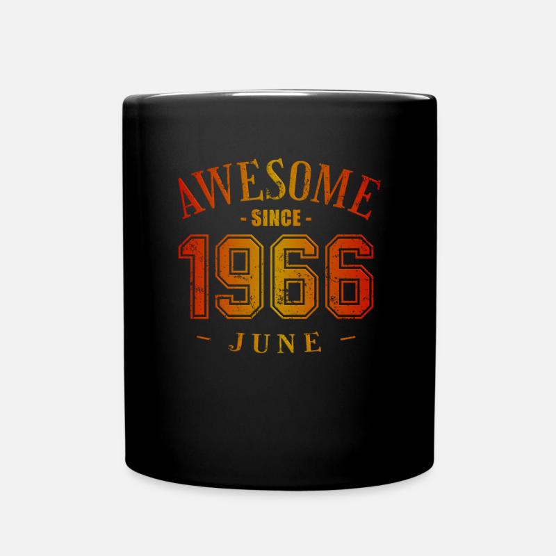 Juin 1966 - Anniversaire en juin Génial - Mug uni - noir