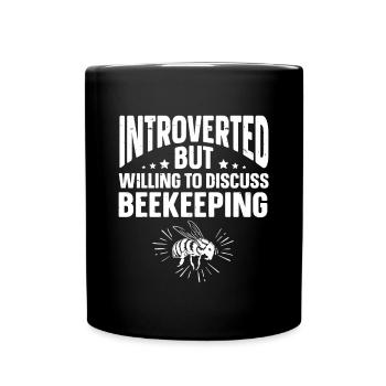 Cadeaux amusants pour les introvertis - Mug uni - noir - Devant