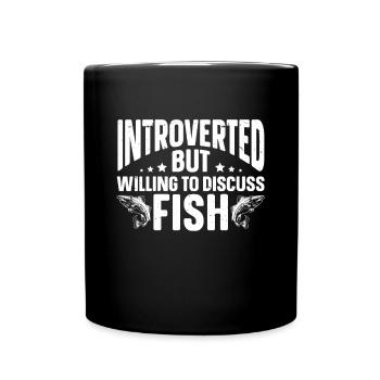 Cadeaux amusants pour les introvertis - Mug uni - noir - Devant