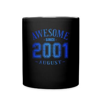 Août 2001 - Anniversaire en août Génial - Mug uni - noir - Devant