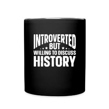 Cadeaux amusants pour les introvertis - Mug uni - noir - Devant