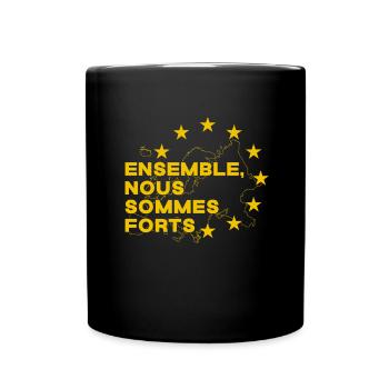 Europe - Ensemble, nous sommes forts - UE - Mug uni - noir - Devant