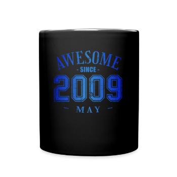 Mai 2009 - Anniversaire en mai Génial - Mug uni - noir - Devant