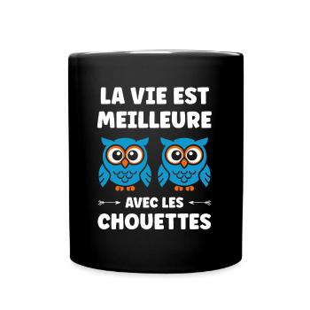 Netter Humor - Tasse einfarbig - Schwarz - Vorne