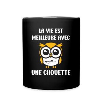 Netter Humor - Tasse einfarbig - Schwarz - Vorne