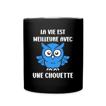 Netter Humor - Tasse einfarbig - Schwarz - Vorne
