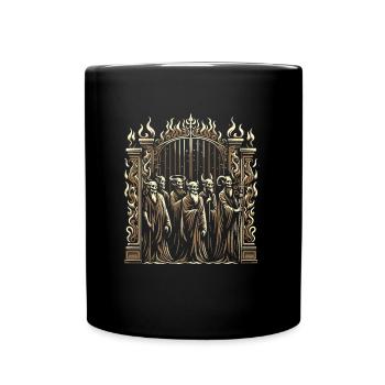 Dämonen an den Toren der Hölle - Tasse einfarbig - Schwarz - Vorne