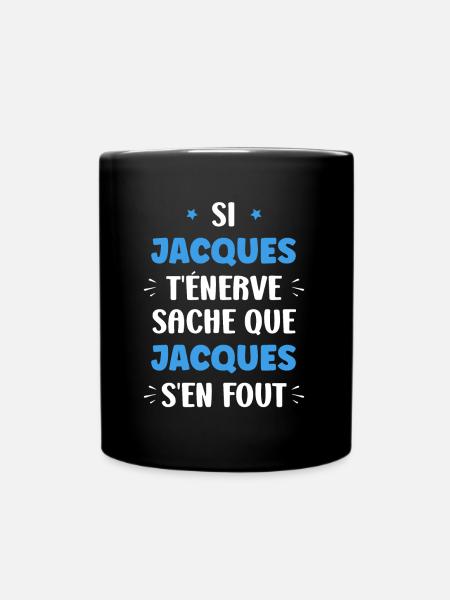 Jacques - Mug uni - noir