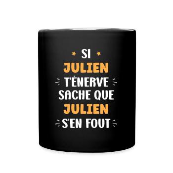 Julien - Mug uni - noir - Devant