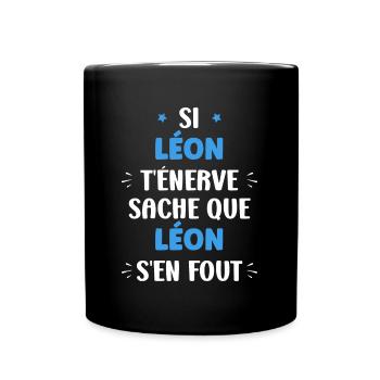 leon - Mug uni - noir - Devant