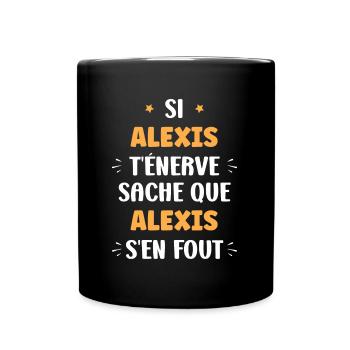 Alexis - Mug uni - noir - Devant