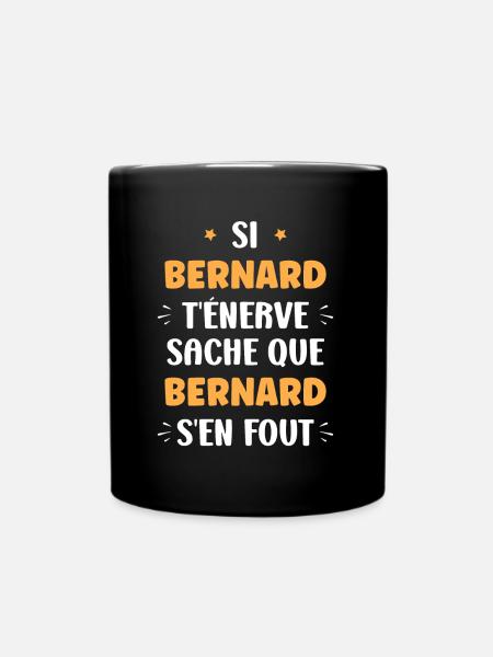 Bernard - Mug uni - noir