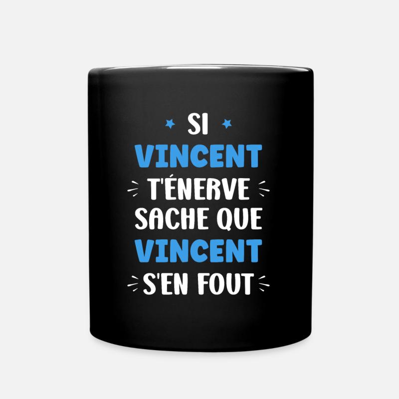 Vincent - Mug uni - noir