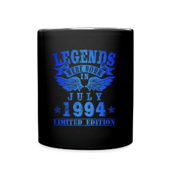 Les légendes sont nées en juillet 1994 Anniversaire - Mug uni - noir - Devant