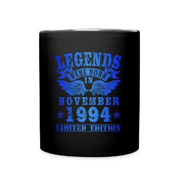 Legends est né en novembre 1994 Anniversaire - Mug uni - noir - Devant