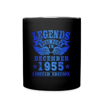 Les légendes sont nées en décembre 1955 - Mug uni - noir - Devant