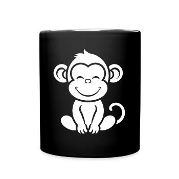 Saimiri - Tasse einfarbig - Schwarz - Vorne