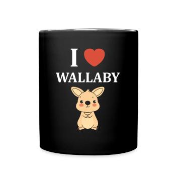 Wallaby - Mug uni - noir - Devant