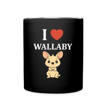 Wallaby - Mug uni - noir - Devant