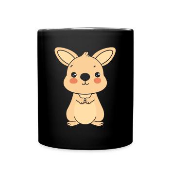 Wallaby - Tasse einfarbig - Schwarz - Vorne