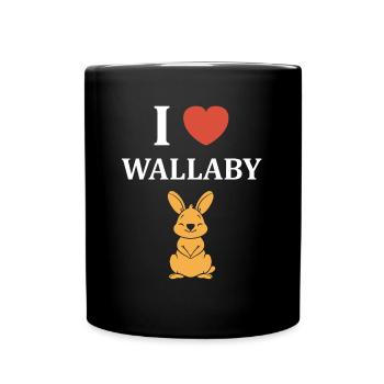 Wallaby - Mug uni - noir - Devant